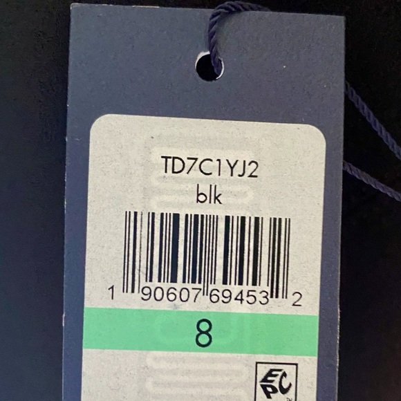 Tommy Hilfiger NWT Little Black Dress Size 8 with Gold Tone Zip Pull S/S Poly - Picture 7 of 8